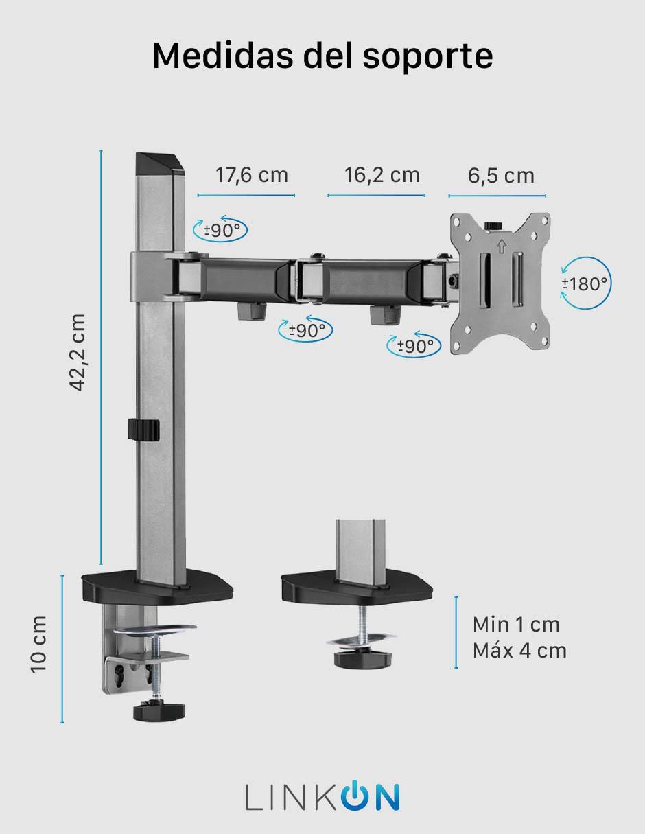Soporte para monitor de escritorio