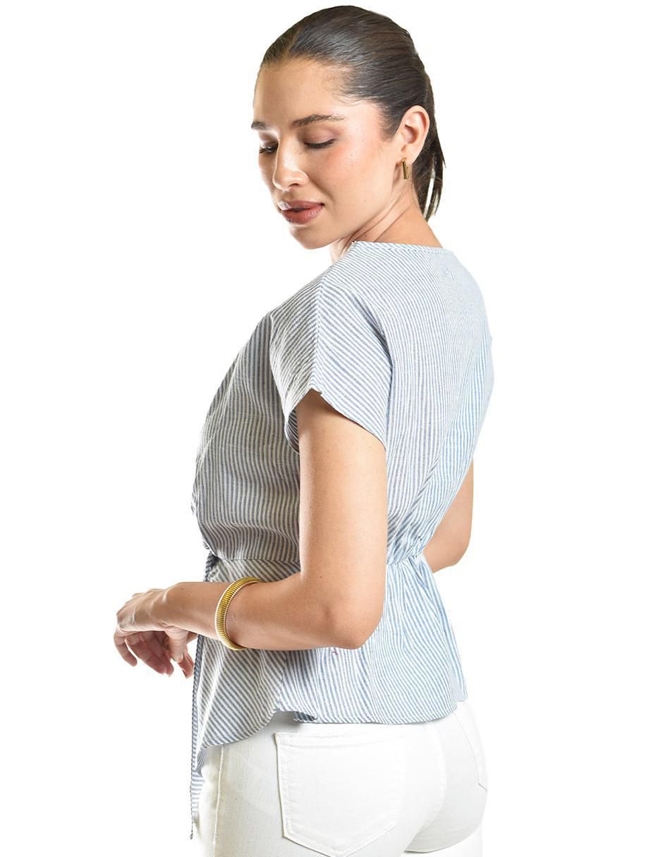 Blusa manga corta para mujer 7
