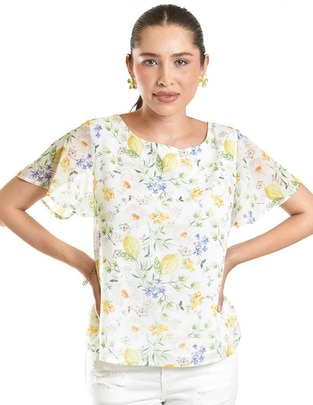 Blusa manga corta para mujer 1