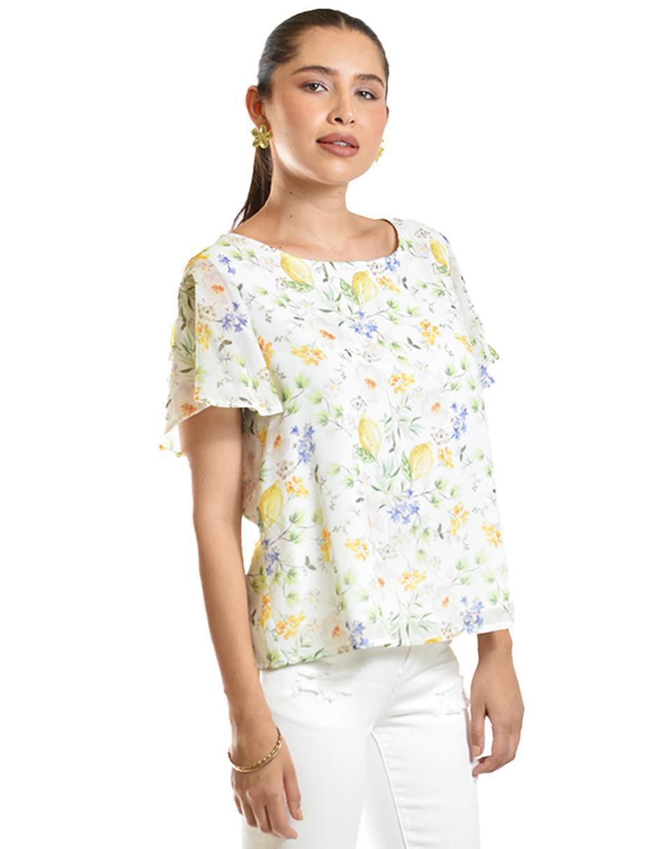 Blusa manga corta para mujer 7