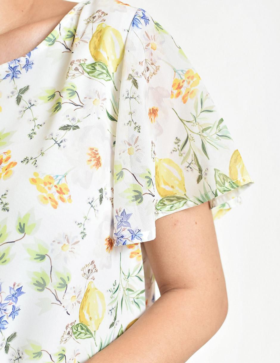 Blusa manga corta para mujer 10