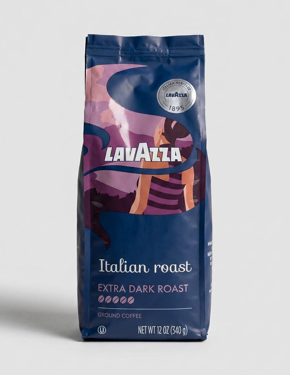 Café molido sabor ahumado de Italia Lavazza 1