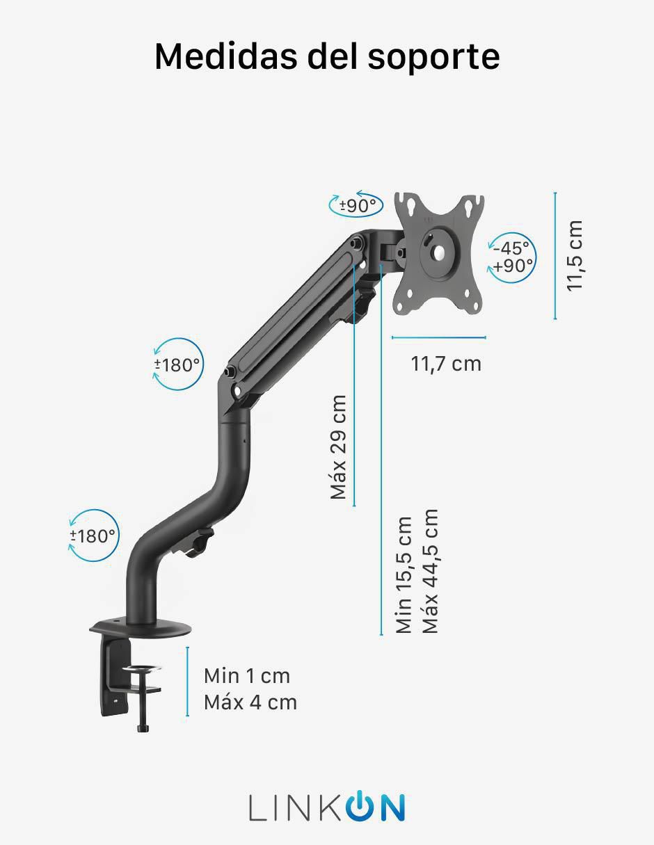 Soporte para monitor de escritorio