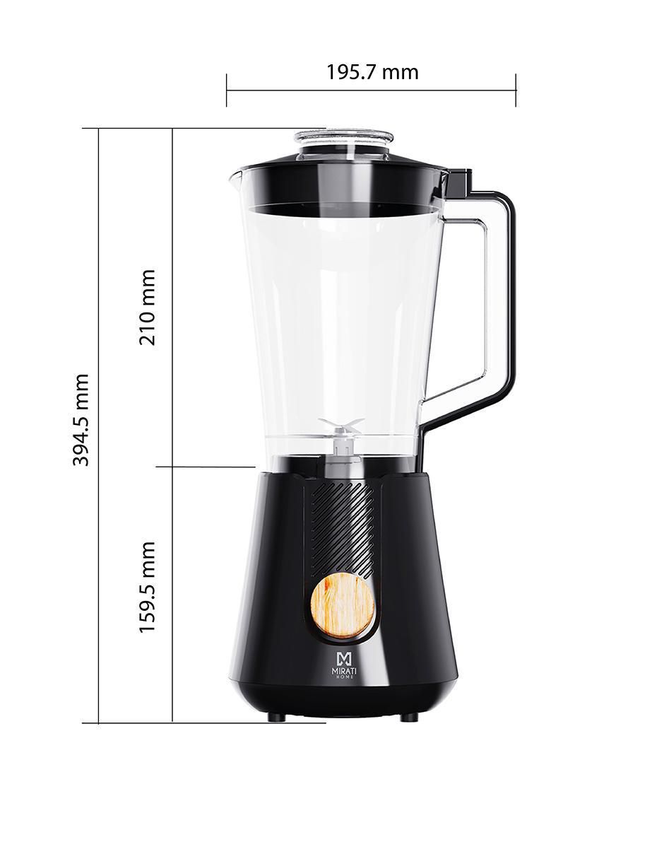 LICUADORA MBL01N MIRATI HOME, NEGRO