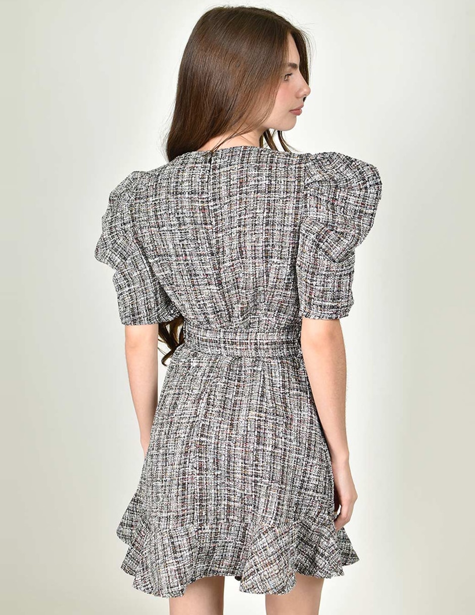 Vestido corto casual roman fashion para mujer
