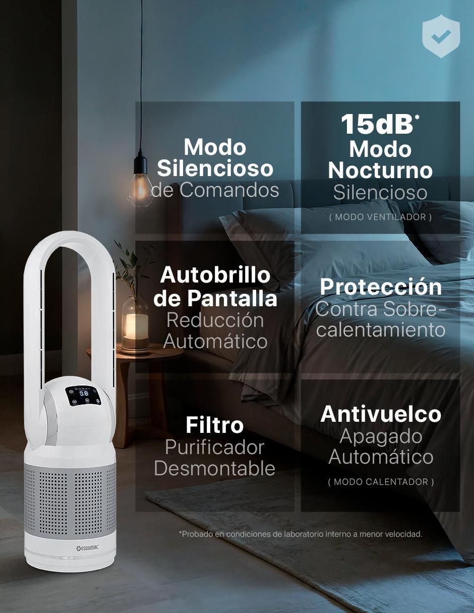 VENTILADOR VENTILADOR ESQUIM, PLATEADOL 4