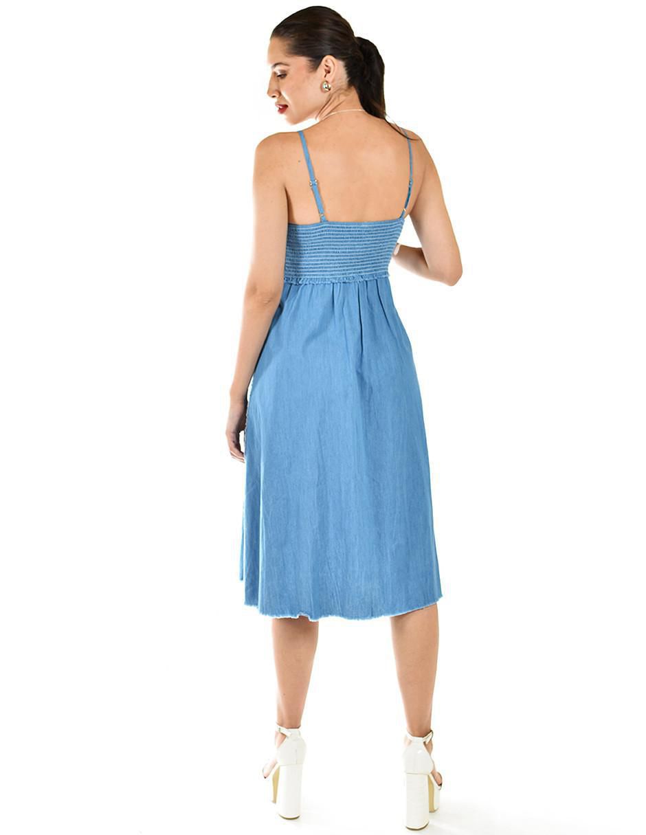 Vestido midi casual para mujer