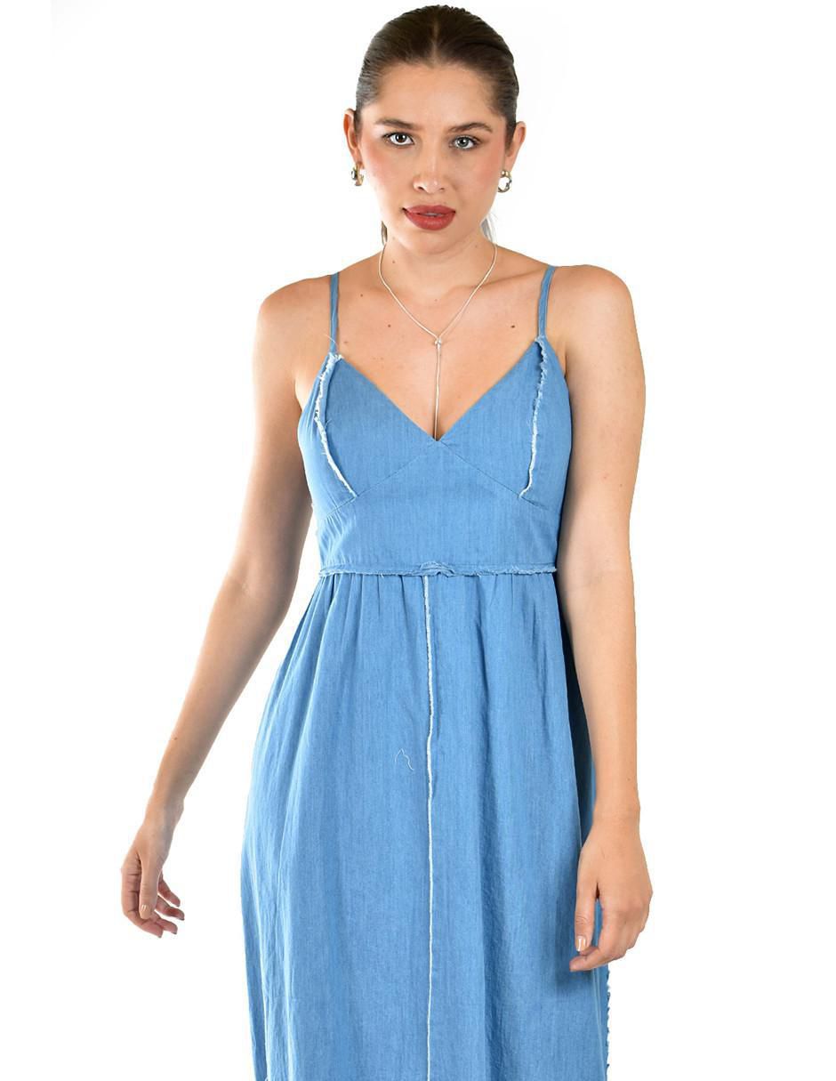 Vestido midi casual para mujer