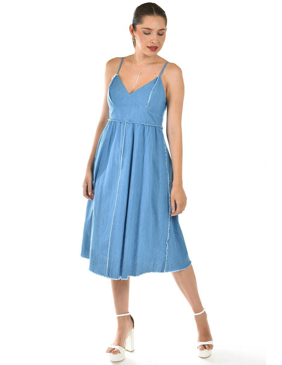 Vestido midi casual para mujer