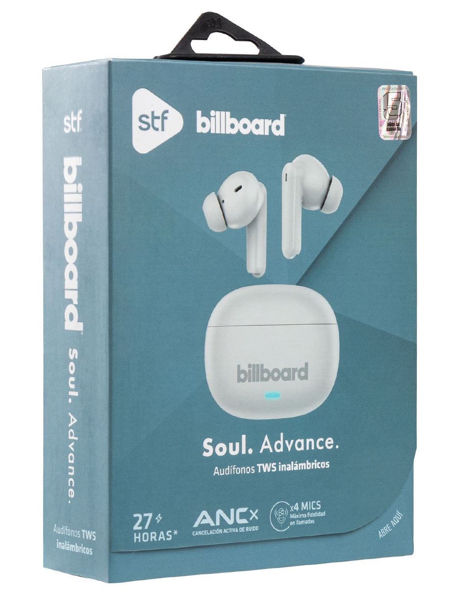 Audífonos True Wireless Billboard Tws Sould Advance inalámbricos con cancelación de ruido