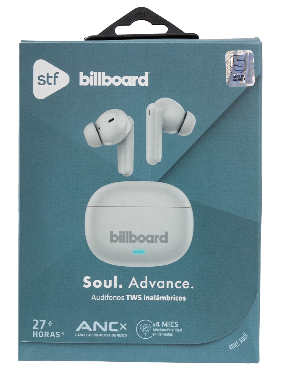 Audífonos True Wireless Billboard Tws Sould Advance inalámbricos con cancelación de ruido