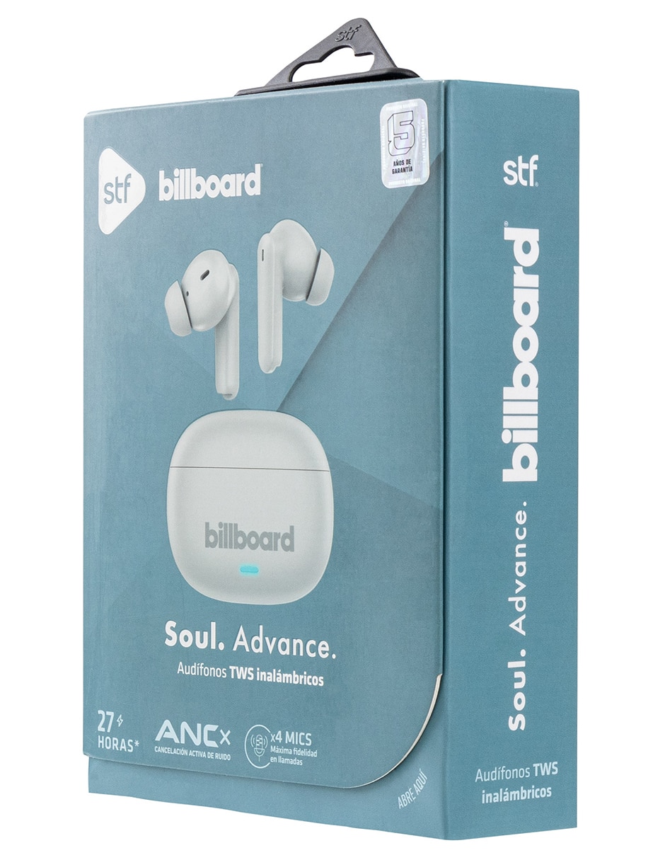 Audífonos True Wireless Billboard Tws Sould Advance inalámbricos con cancelación de ruido