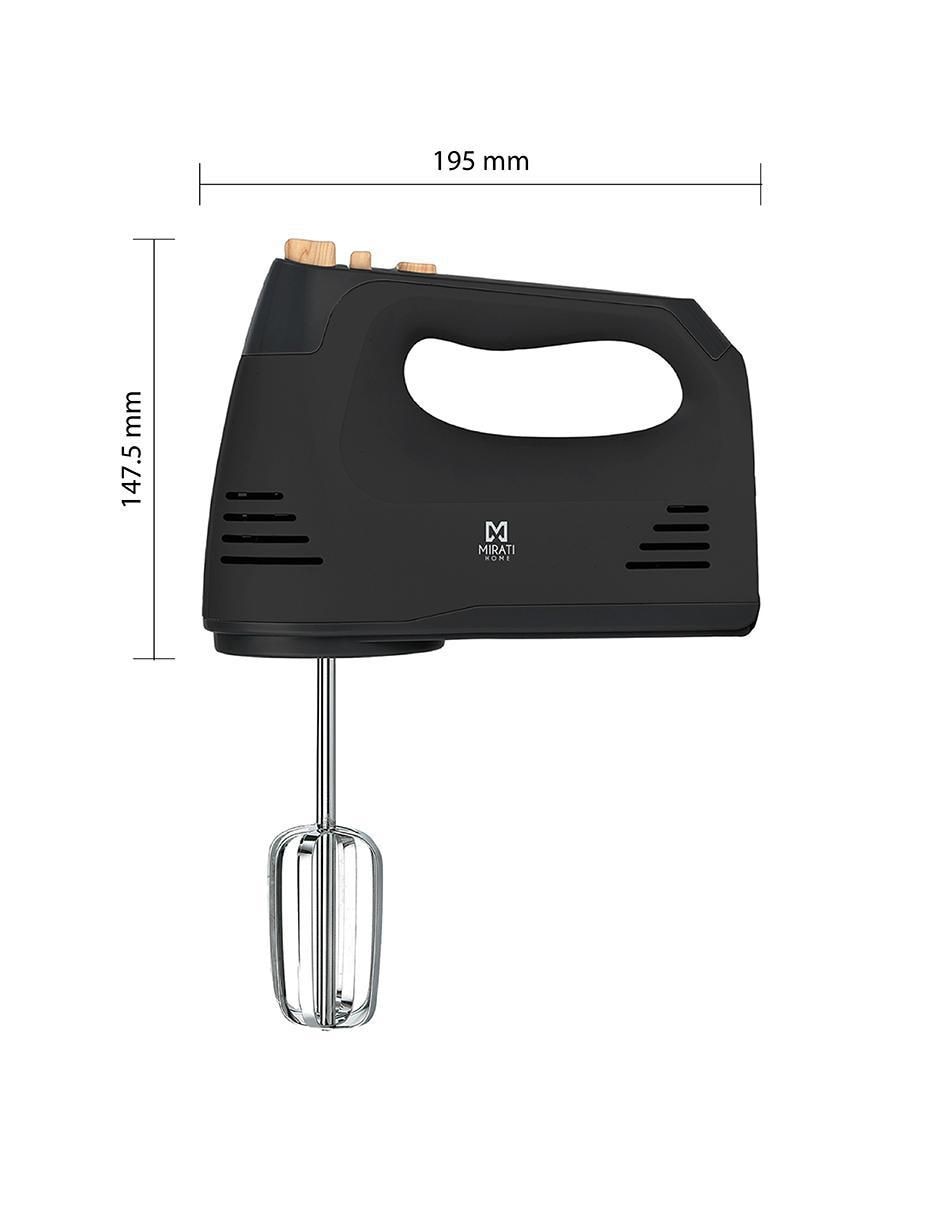 BATIDORA MANUAL MBB01N MIRATI H, NEGRO