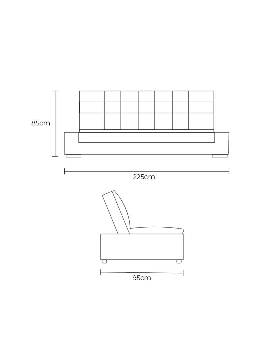 Sofá cama Dublin de madera 8