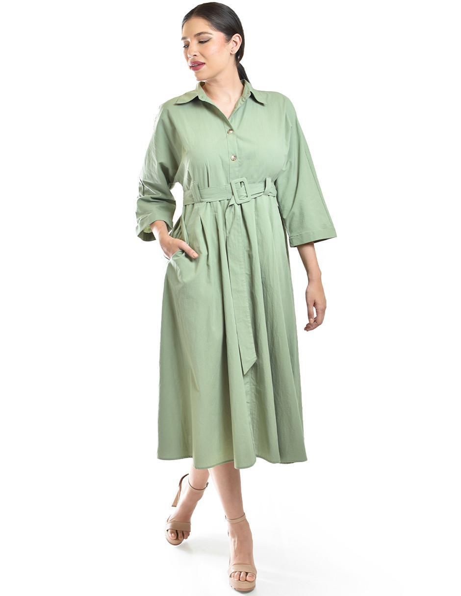 Vestido midi casual para mujer