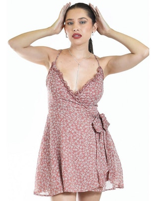Vestido corto casual para mujer