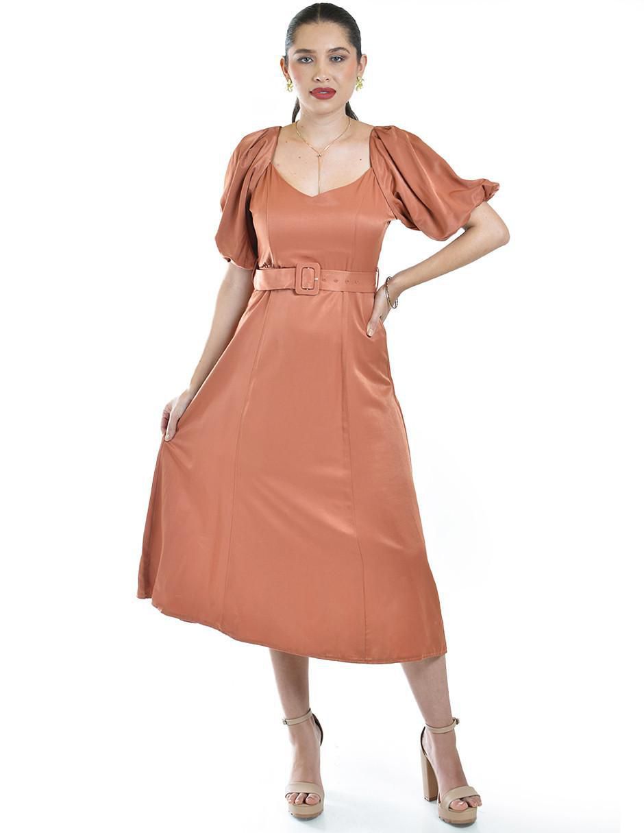Vestido midi casual para mujer