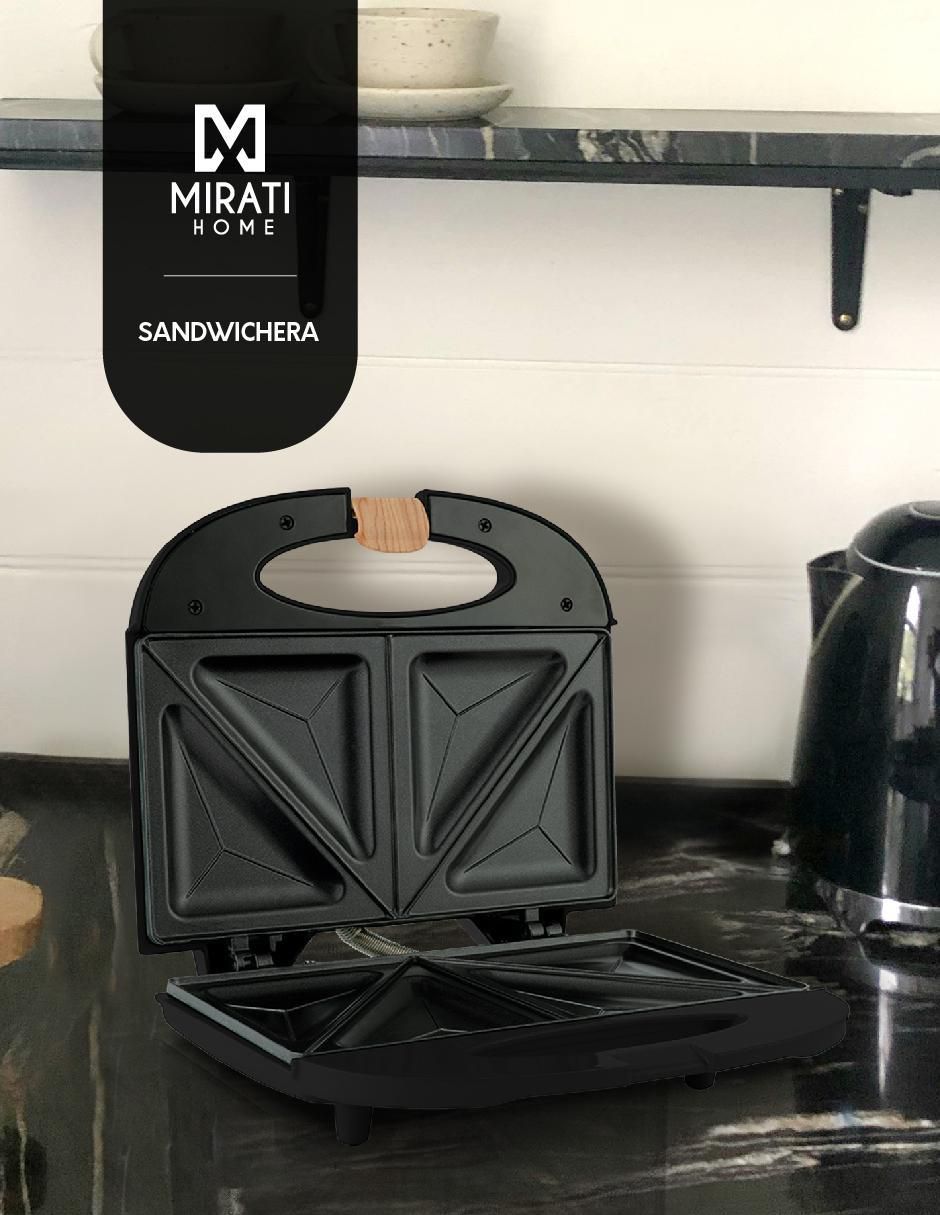 SANDWICHERA MBS01N MIRATI HOME, NEGRO