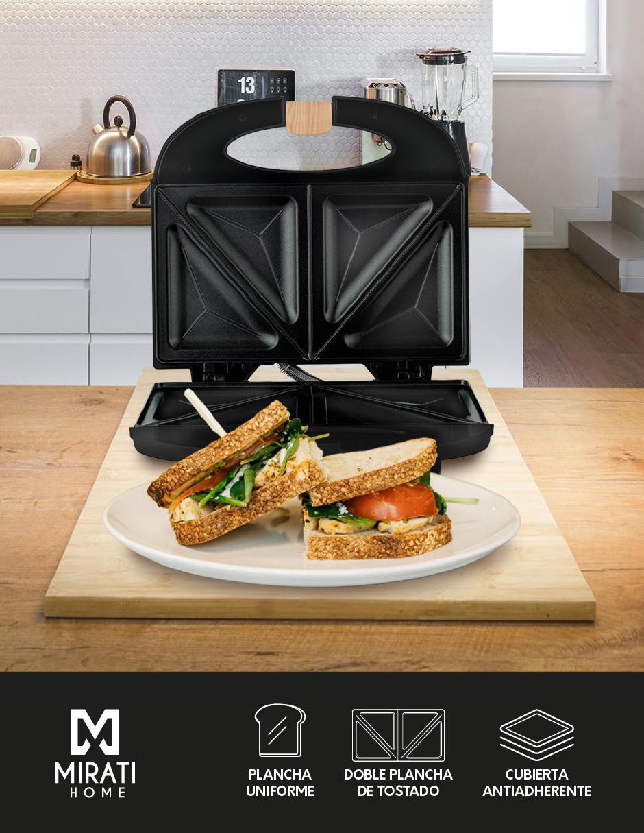 SANDWICHERA MBS01N MIRATI HOME, NEGRO