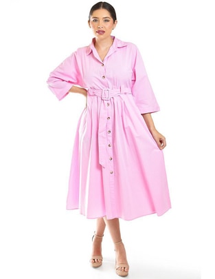 Vestido midi casual para mujer