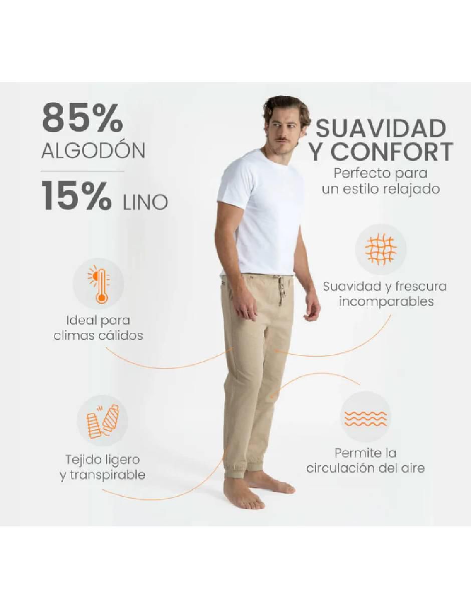 Jogger relajado PA0X001 con bolsillos para hombre
