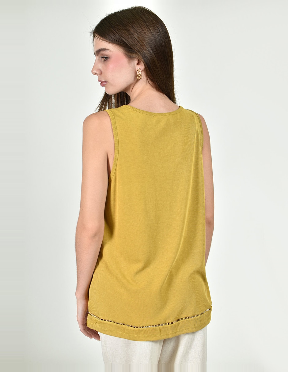 Blusa sin manga para mujer 9