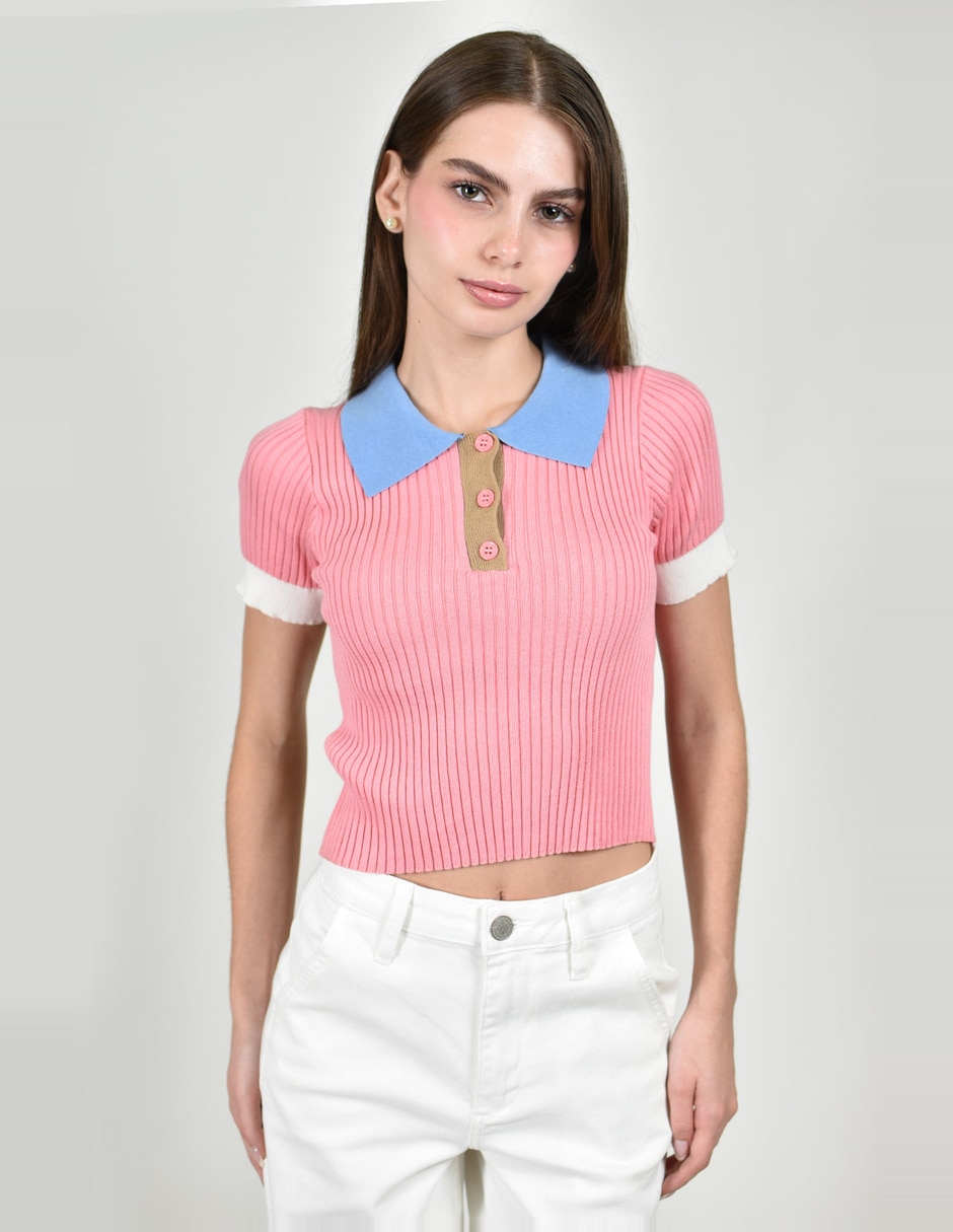 Blusa manga corta para mujer 1