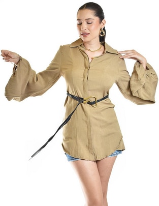 Blusa manga larga para mujer 1