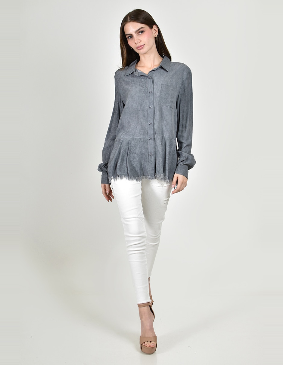 Blusa manga larga para mujer 6