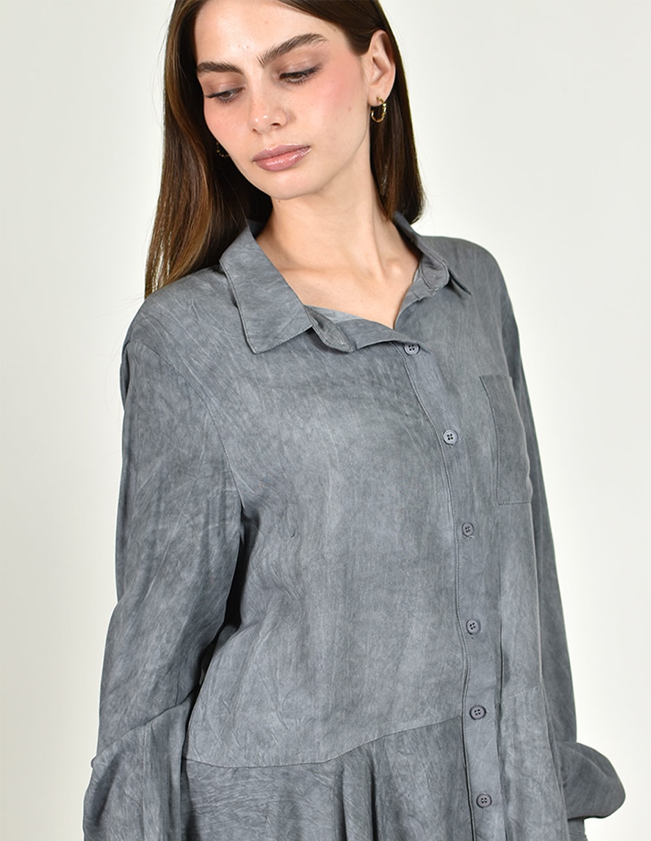 Blusa manga larga para mujer 7