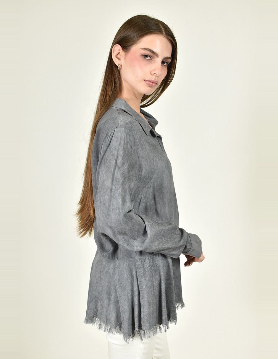 Blusa manga larga para mujer 8
