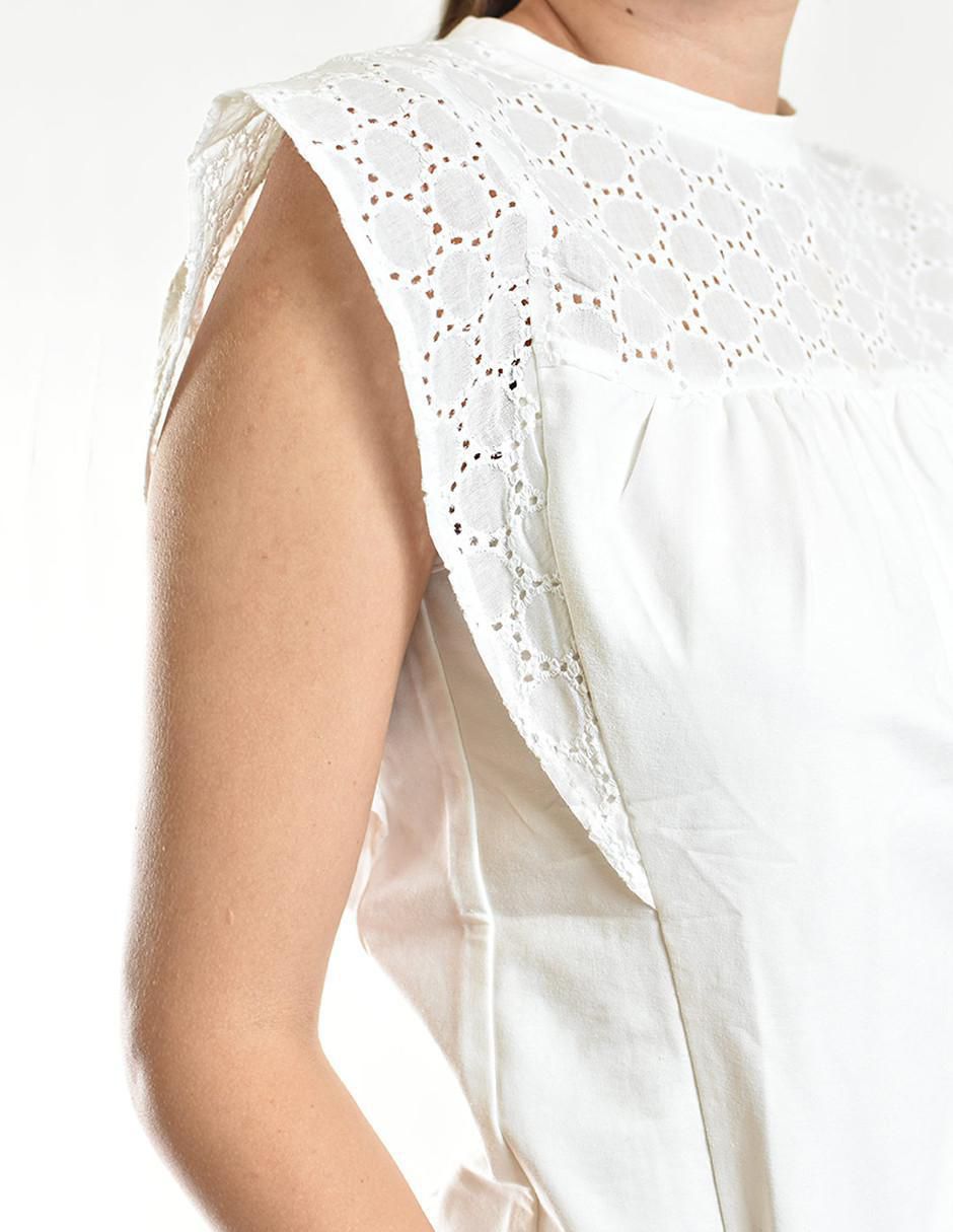 Blusa manga corta para mujer 8