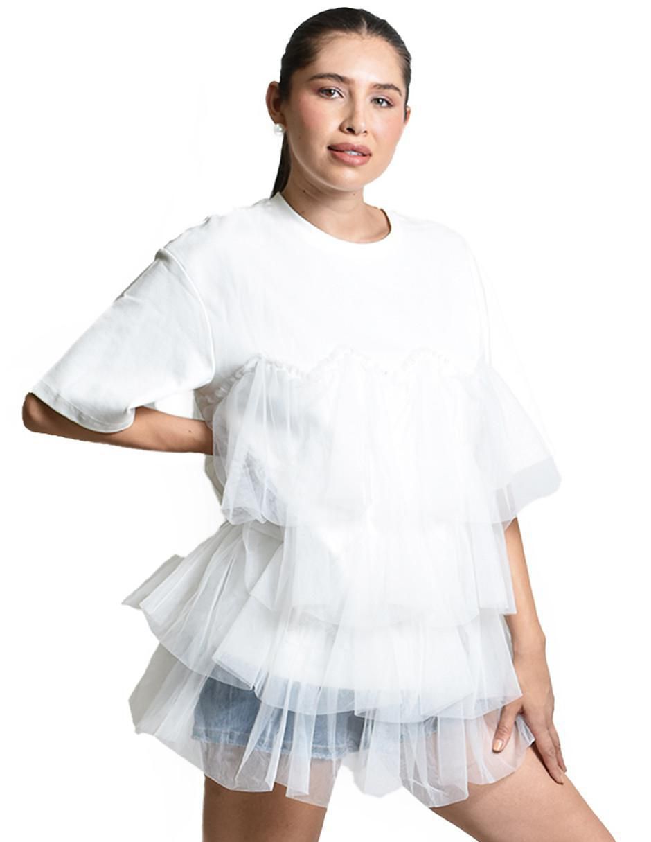 Blusa manga al codo para mujer 7