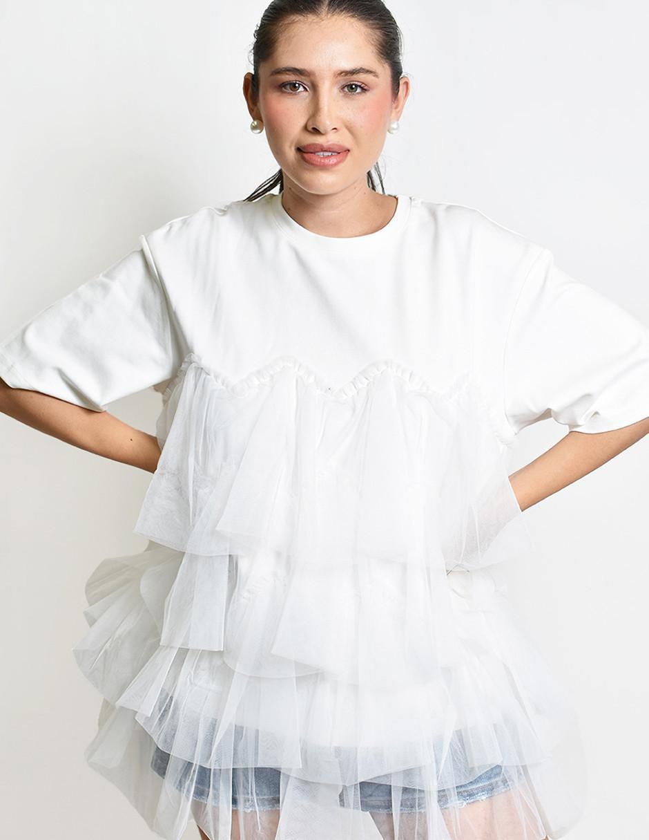 Blusa manga al codo para mujer 10
