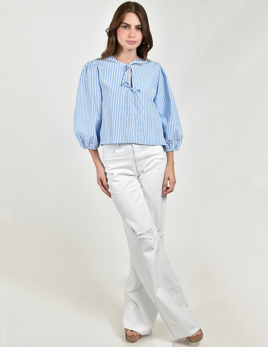 Blusa manga 3/4 para mujer 4