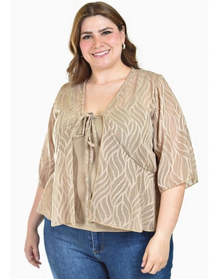 Suéter Roman Fashion cuello redondo para mujer