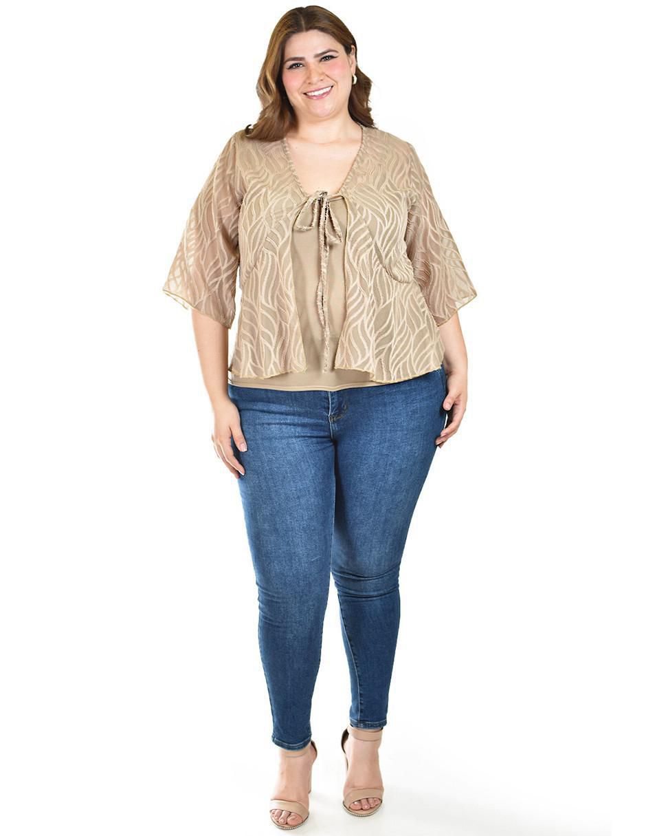 Suéter Roman Fashion cuello redondo para mujer