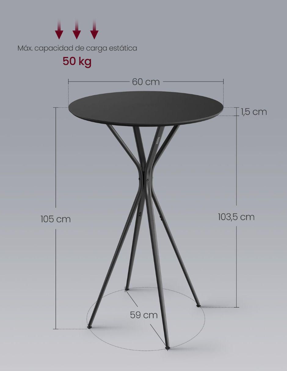 Mesa bar armable elegante 3