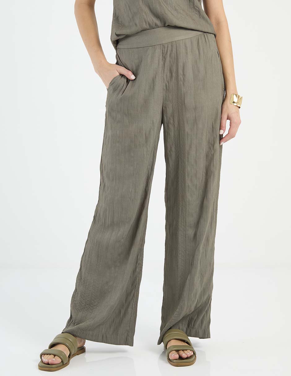 Pantalón relaxed wide leg para mujer Pantalón relaxed wide leg para mujer