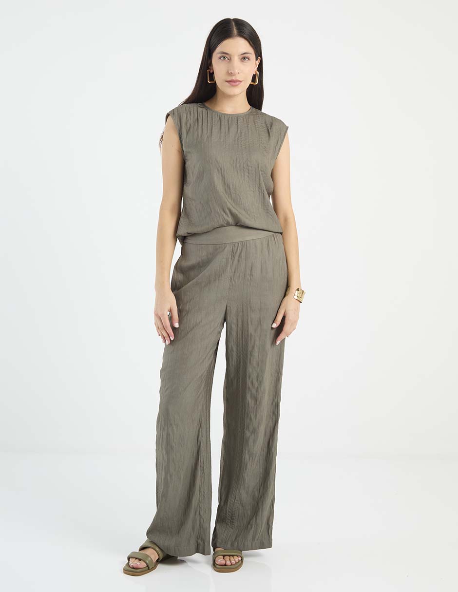 Pantalón relaxed wide leg para mujer 3