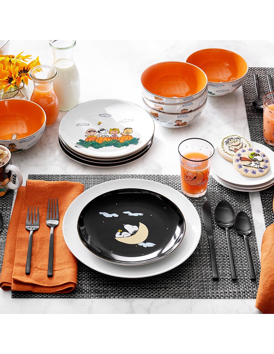 Set bowl Peanuts The Great Pumpkin 4 piezas de porcelana 6