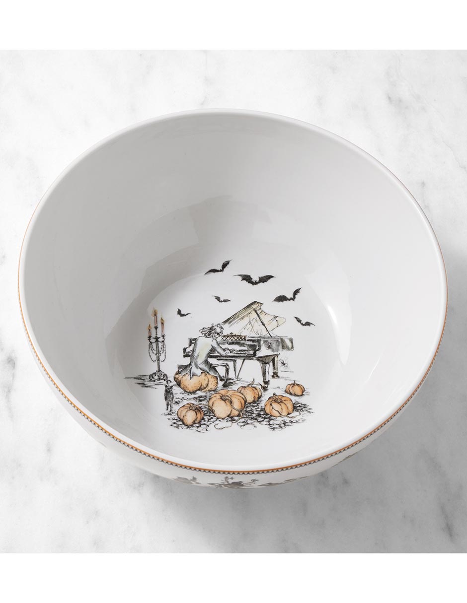 Plato de carga halloween Haunted Hosts de porcelana