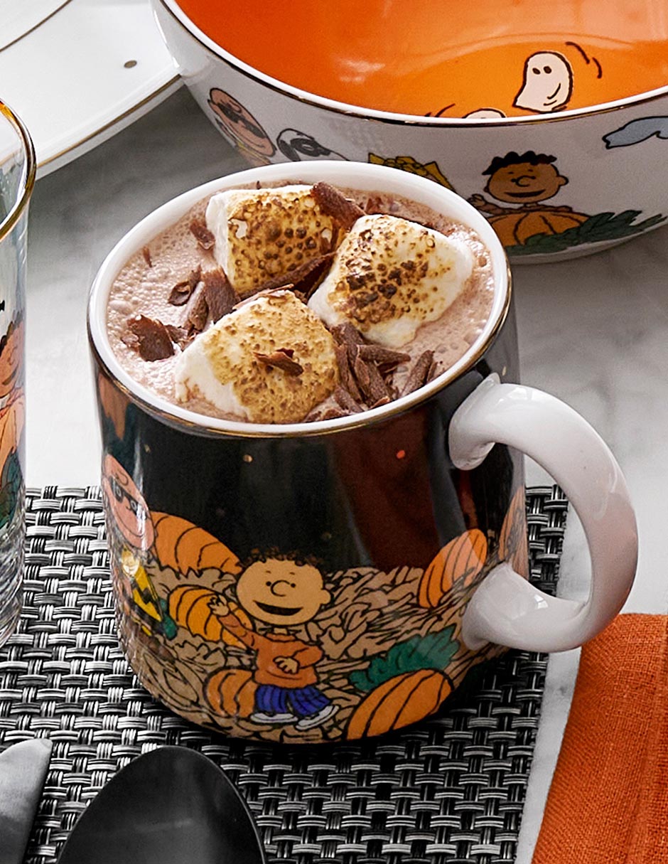 Taza latte Charlie Brown