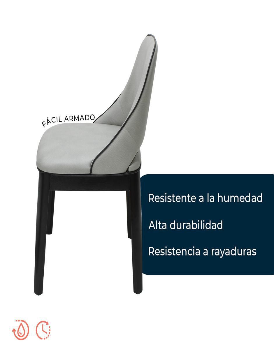 Juego de sillas 2 piezas Branco 3