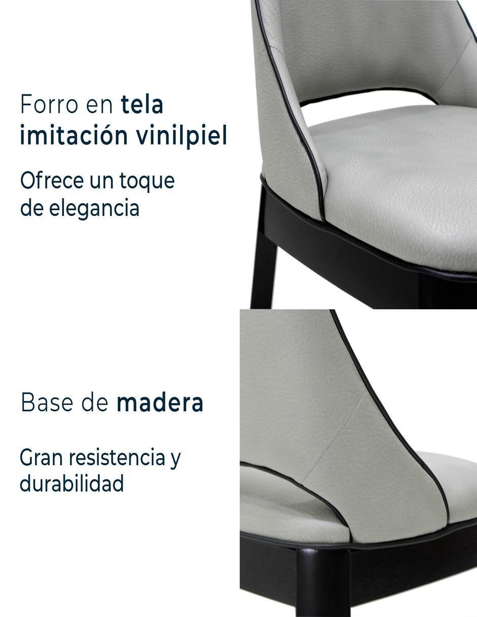 Juego de sillas 2 piezas Branco 6