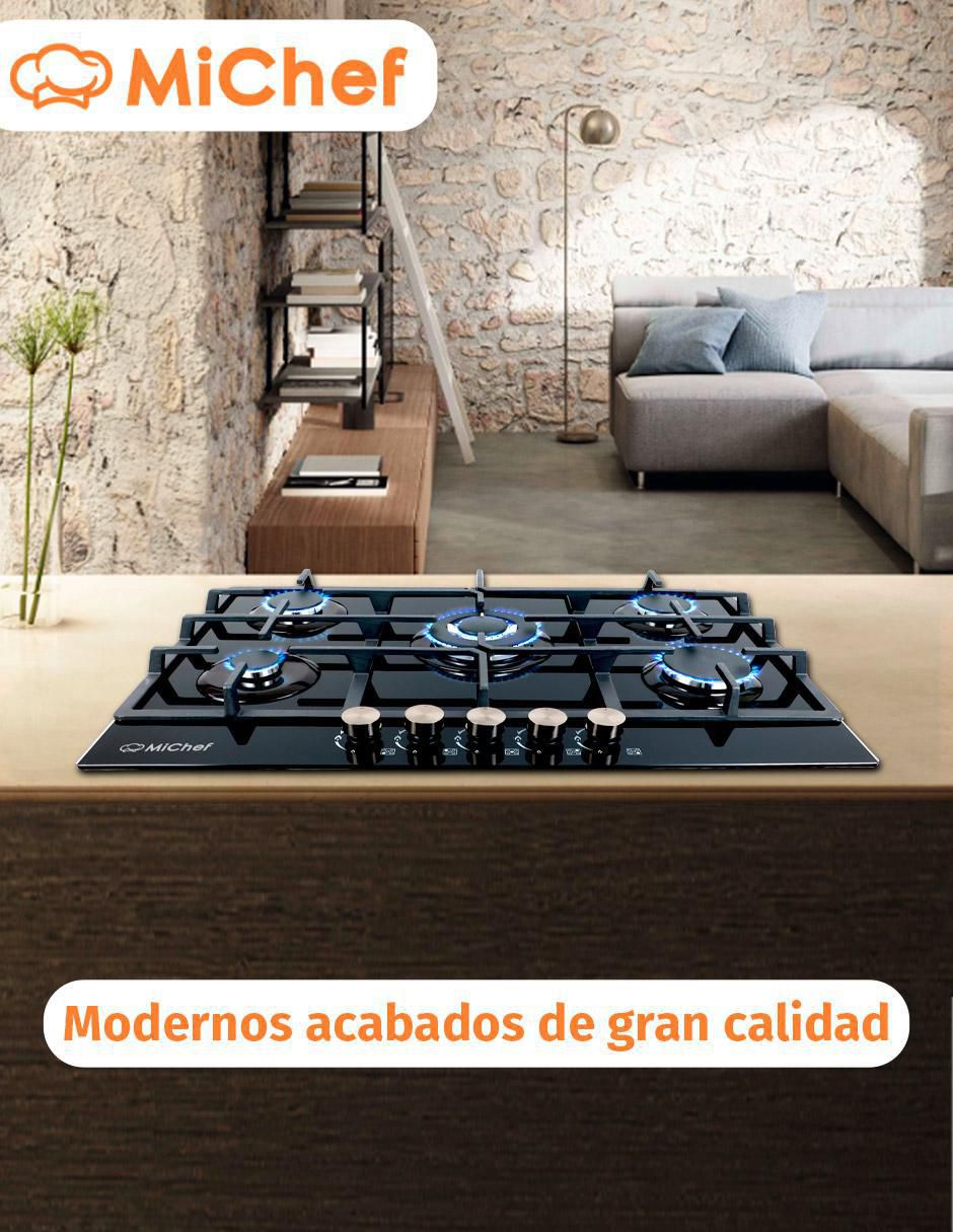 PARRILLA BELLINI DE GAS CON 5 QUEMADORES 7
