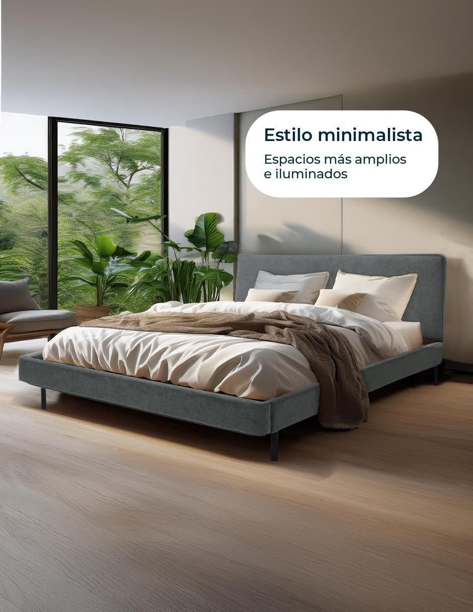 Cama Bristol de madera individual 7