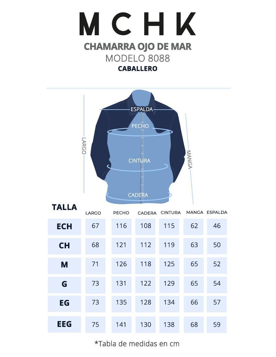 Jeans slim Mchk 8087 lavado medio para hombre