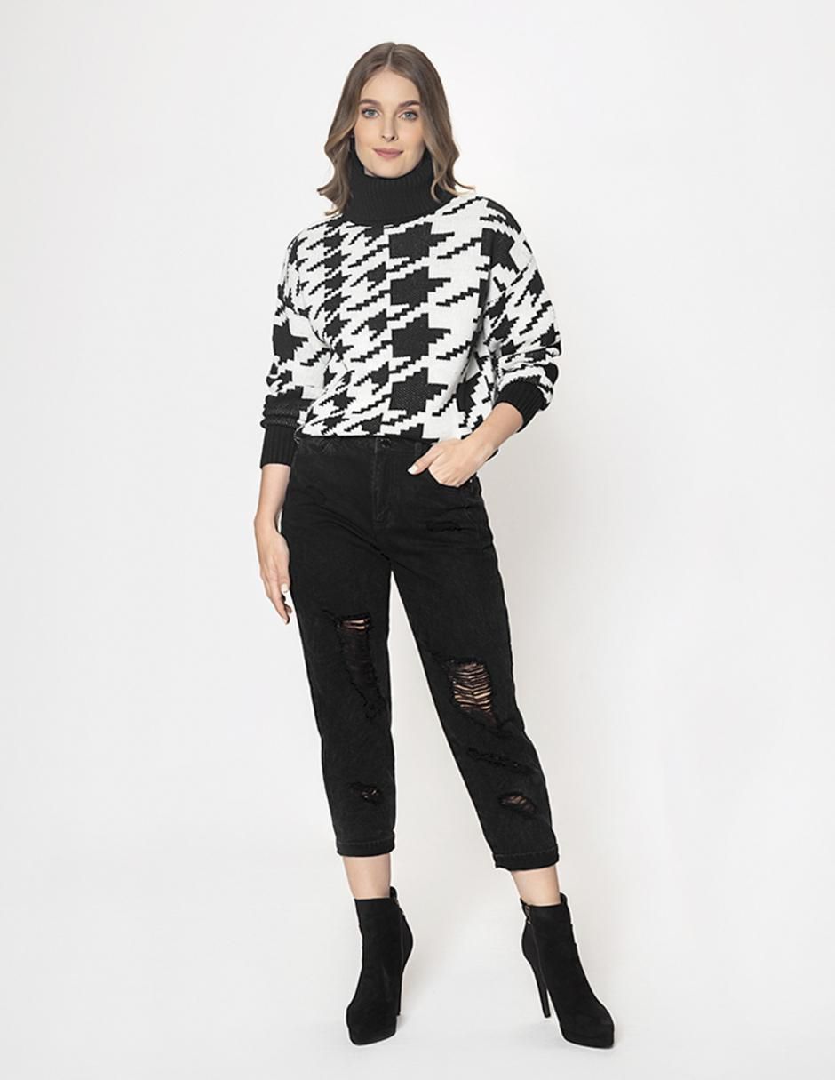 Suéter cuello tortuga para mujer 2
