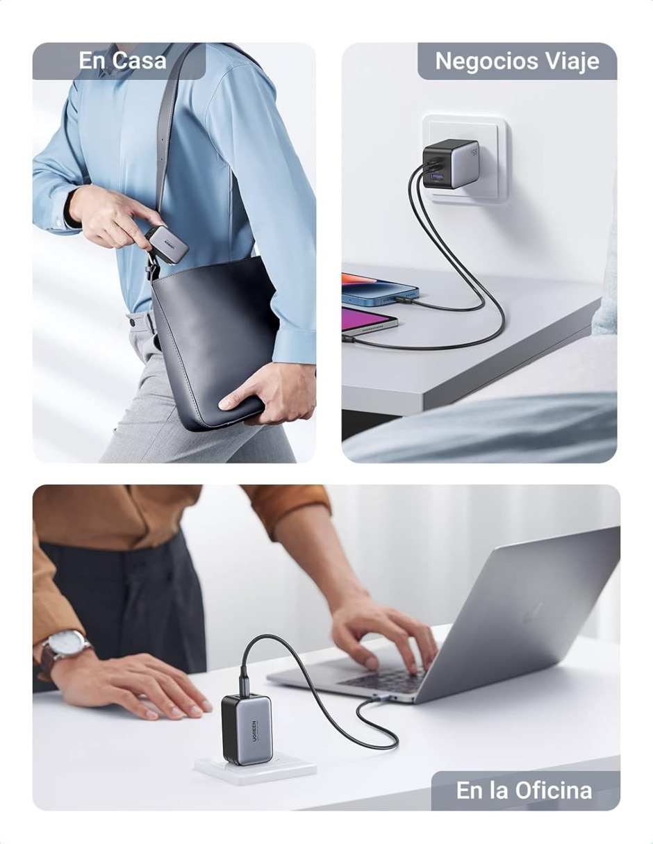 Cargador pared 45223 USB tipo A + USB tipo C 9